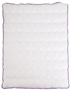 Egész éves steppelt takaró BELLA LAVENDER 140x200 cm, fehér