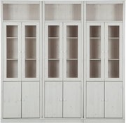 Fehér borovi fenyő tálalószekrény 518x223 cm Anita – Støraa