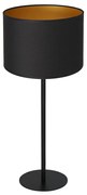 Asztali lámpa ARDEN 1xE27/60W/230V á. 25 cm fekete/arany