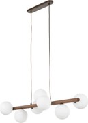 TK LIGHTING 10272 ESTERA Modern Függesztett Lámpa Fehér, Dió G9 IP20