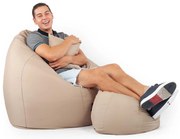 Drapp ALL IN Kültéri XXL Babzsákfotel Garnitúra