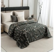 Ágytakaró OAK DEER sötétzöld Méret: 220 x 240 cm