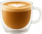 Dupla falú termikus bögre pohár Latte kávéhoz, teához 450 ml