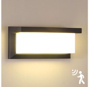 Brilagi-LED Kültéri fali lámpa érzékelővel BRICKY LED/12W/230V antracit IP54 BRI077