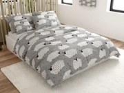 Pamut ágynemű SHEEP POLY szürke Ágyneműhuzat mérete: 70 x 90 cm | 140 x 200 cm
