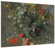 Kép - Auguste Renoir, Flowers in a Vase, reprodukciók (70x50 cm)