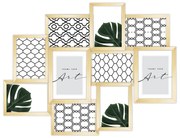 Aranyszínű műanyag fali képkeret 55x45 cm – knor