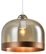 Lámpa Mennyezeti lámpatest LATI,7146,AC220-240V,50/60Hz,1*E27,IP20,átmérő 23,5cm,egy, borostyán