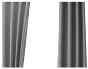 Szürke sötétítő függöny nem teljes sötétítéssel 250x100 cm - Mila Home