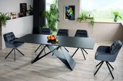 Westin bővíthető étkezőasztal fekete 160-240cm