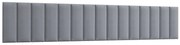 Kárpitozott panel 15 db.  Quadra 300x60 cm (világosszürke). Akció -20%. 1052005
