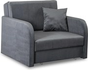 Egyszemélyes ágyazható fotel szürke, VERO