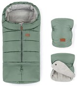 PETITE&MARS - 3v1 fusak JIBOT + rukávníky JASIE, zelený