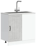 alsó konyhaszekrény Lucca betonszürke szerelt fa