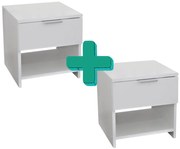 HAVANA éjjeliszekrények (2 db), fehér