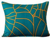 Párnahuzat mikroszálas FANFARE 40x50 cm, petrolkék