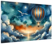 Kép - Repülés az éjjeli ég alatt (90x60 cm)