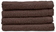 Barna gyorsan száradó pamut törölköző szett 4 db-os 30x30 cm Quick Dry – Catherine Lansfield