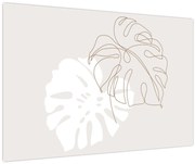 Kép - Line art monstera N⁰2 (90x60 cm)