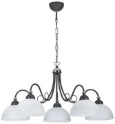 Jupiter 1491 - Csillár láncon SAGA 5xE27/60W/230V