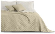 Axel kétoldalas mikroszálas bézs ágytakaró, 260 x 280 cm - DecoKing