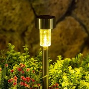 Napelemes inox kerti LED lámpa, 36 cm, DX9301000, 1 db