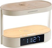 Immax 09111L - LED dimmelhető asztali lámpa ébresztővel és töltővel TRIPLE DOCK LED/1,5W/5V