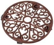 Fém gurulós virágállvány ø 34,5 cm Ornament – Esschert Design
