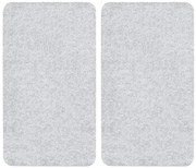 WENKO 2712663100 - Fedőlap 30x52 cm átlátszó/szürke