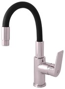 RAV Slezák CO119.0/15 - COLORADO 25 cm mosogató csaptelep fekete/fényes króm