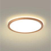 Brilagi - Ultra Slim fürdőszobai mennyezeti LED lámpa, 24 W, 230 V, Ø 42 cm, rózsaarany, IP54