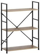 Polcos állvány GD-223 OAK Stor, 3 polc, 58,5 x 23,5 x 80,5 cm, 3 emelet