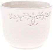 Kerámia virágcserép Ramillete bézs, 12 x 10 cm