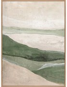 Kézzel festett kép 90x120 cm Green Field – Malerifabrikken