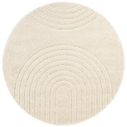 Norwalk Fergus krémfehér szőnyeg, ø 160 cm - Mint Rugs