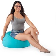 Türkiz Babzsák Puff