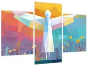 Kép - Virágok őrzője (90x60 cm)