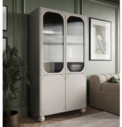 Sonatia II kétajtós vitrin 100 cm - kasmír