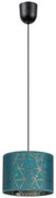 Csillár zsinóron REZO 1xE27/60W/230V türkiz