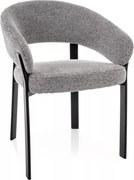 Nagoja étkezőszék szürke/fekete