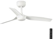 FARO 33820 - Mennyezeti ventilátor MINI PUNT S fehér átm. 90 cm + távirányítás