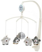 Baby Mix Vakondok körhinta kiságy fölé, szürke