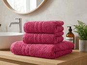Classic törölköző 50 x 100 cm bíbor, 100% pamut