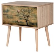 Two Sonoma Oak éjjeliszekrény