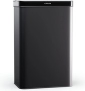 Klarstein Touchless, szenzoros szemétkosár, 60 l, rozsdamentes acélból, Soft-Close záródás, elemmel működő, LED kijelző, időzítő