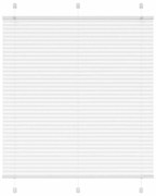 pliszírozott redőny Fehér 115x100cm szövetszélesség 114,4cm