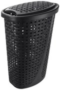 Orion Slim szennyes kosár 45 l, fekete