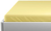 Jersey lepedő kiságyba EXCLUSIVE 70x140 cm világossárga