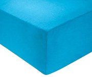 Jersey türkiz lepedő TiaHome - 200x220cm