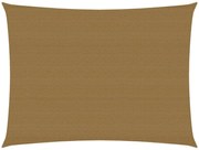 tópszínű HDPE napvitorla 160 g/m² 3 x 4,5 m